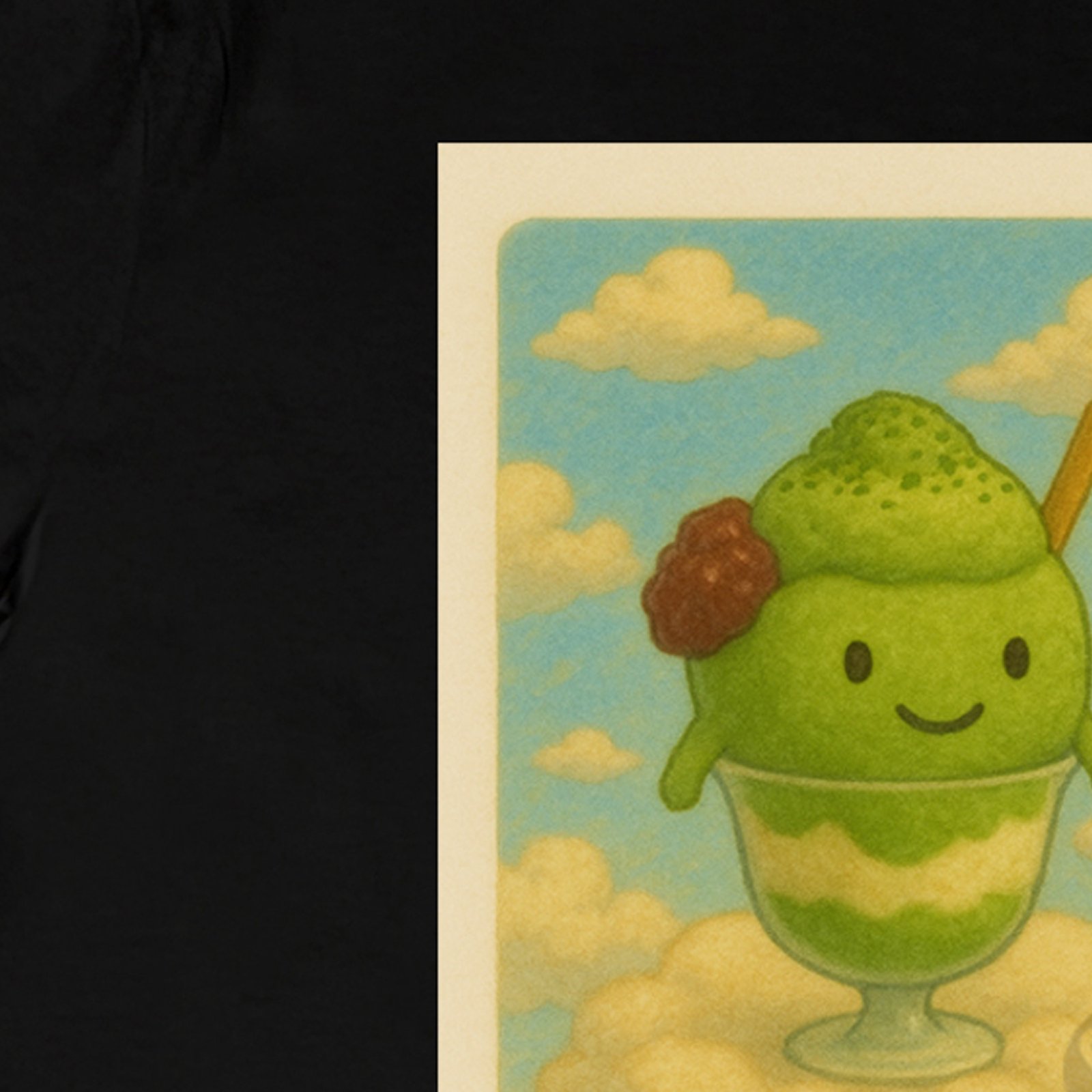 Seetees Sushi Tales Dolce Matcha Tra Le Nuvole t-shirt