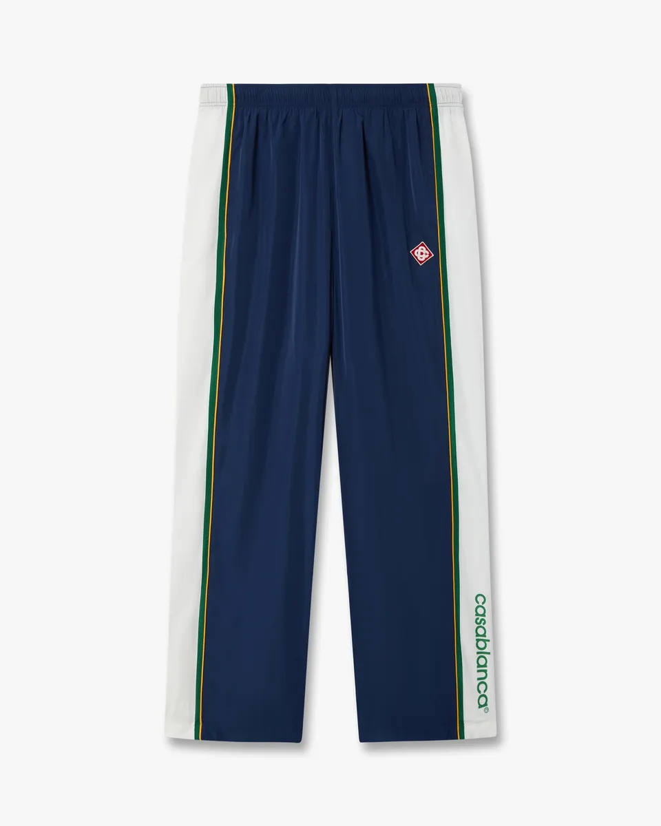 Casablanca Check Pantaloni Tuta Uomo Verde Poliestere