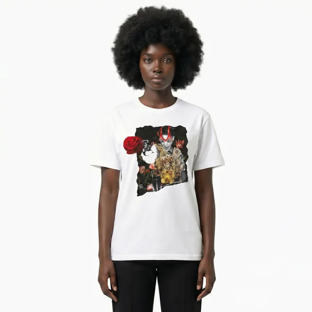Seetees The Rose t-shirt stampa fotografica