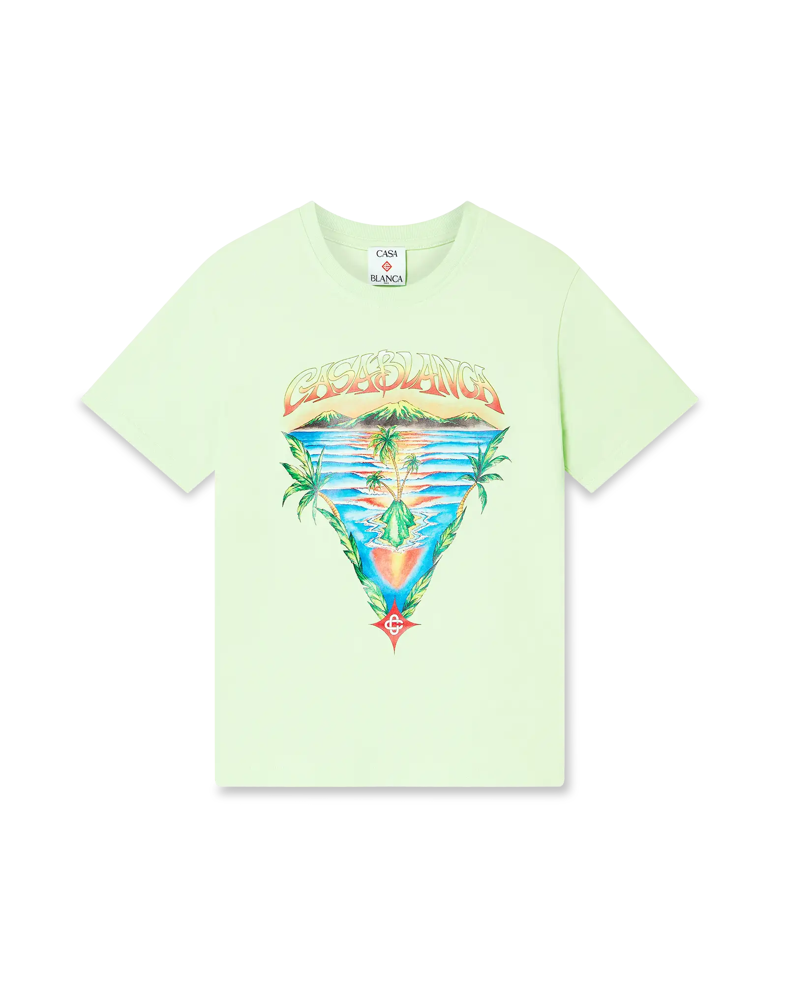 Casablanca Innocence Triangle T-shirt Bambino Verde