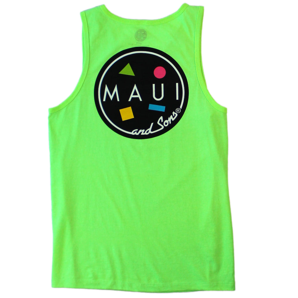 Maui and Sons Classic Cookie Logo canotta neon leggera