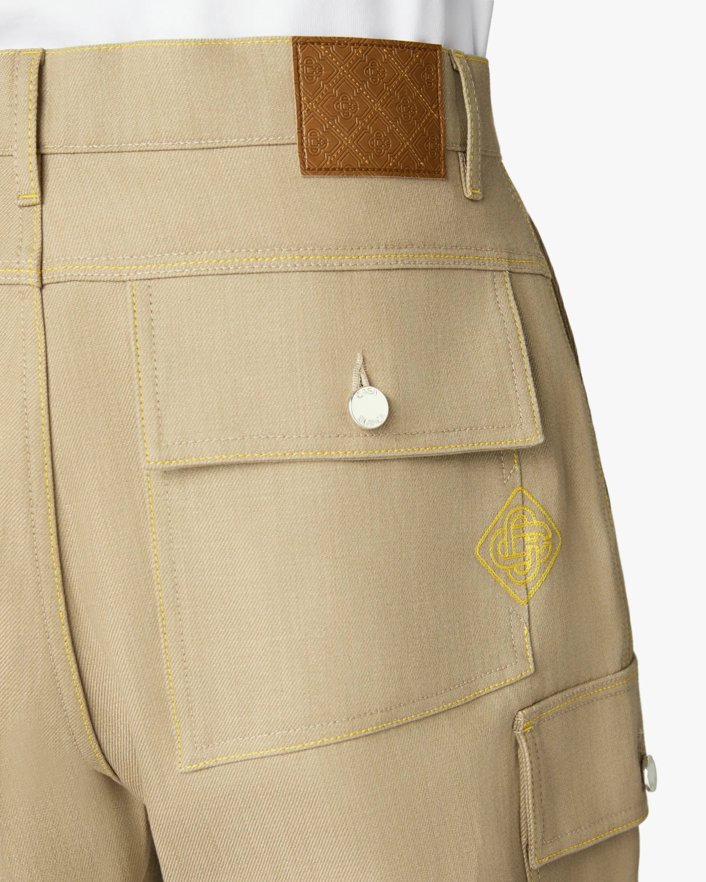 Casablanca Desert Canvas jeans beige denim giapponese