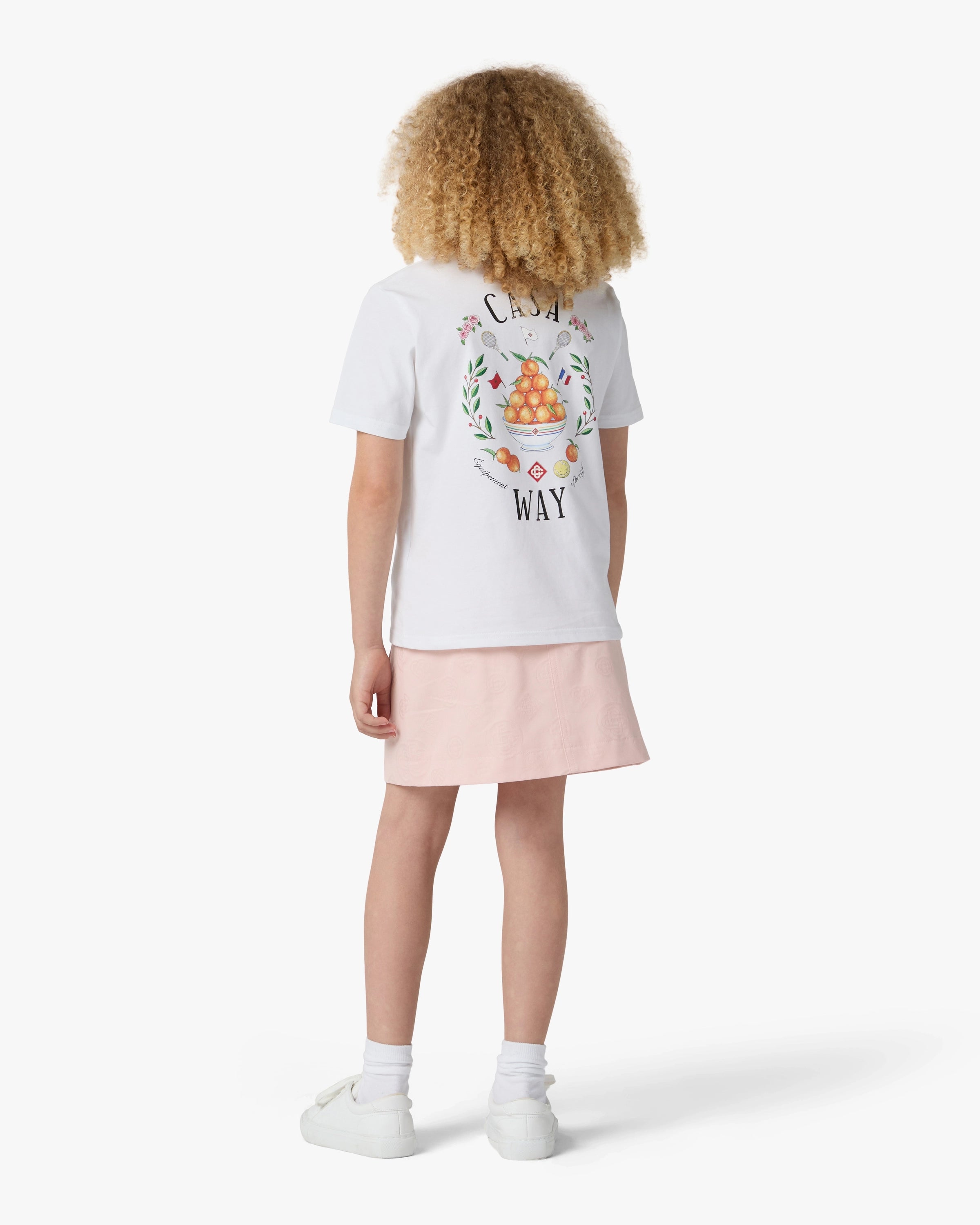 Casablanca Casaway t-shirt bimbo bianca cotone