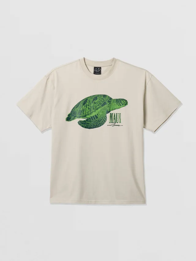 Maui and Sons Sea Turtle Boxy Fit T-Shirt verde