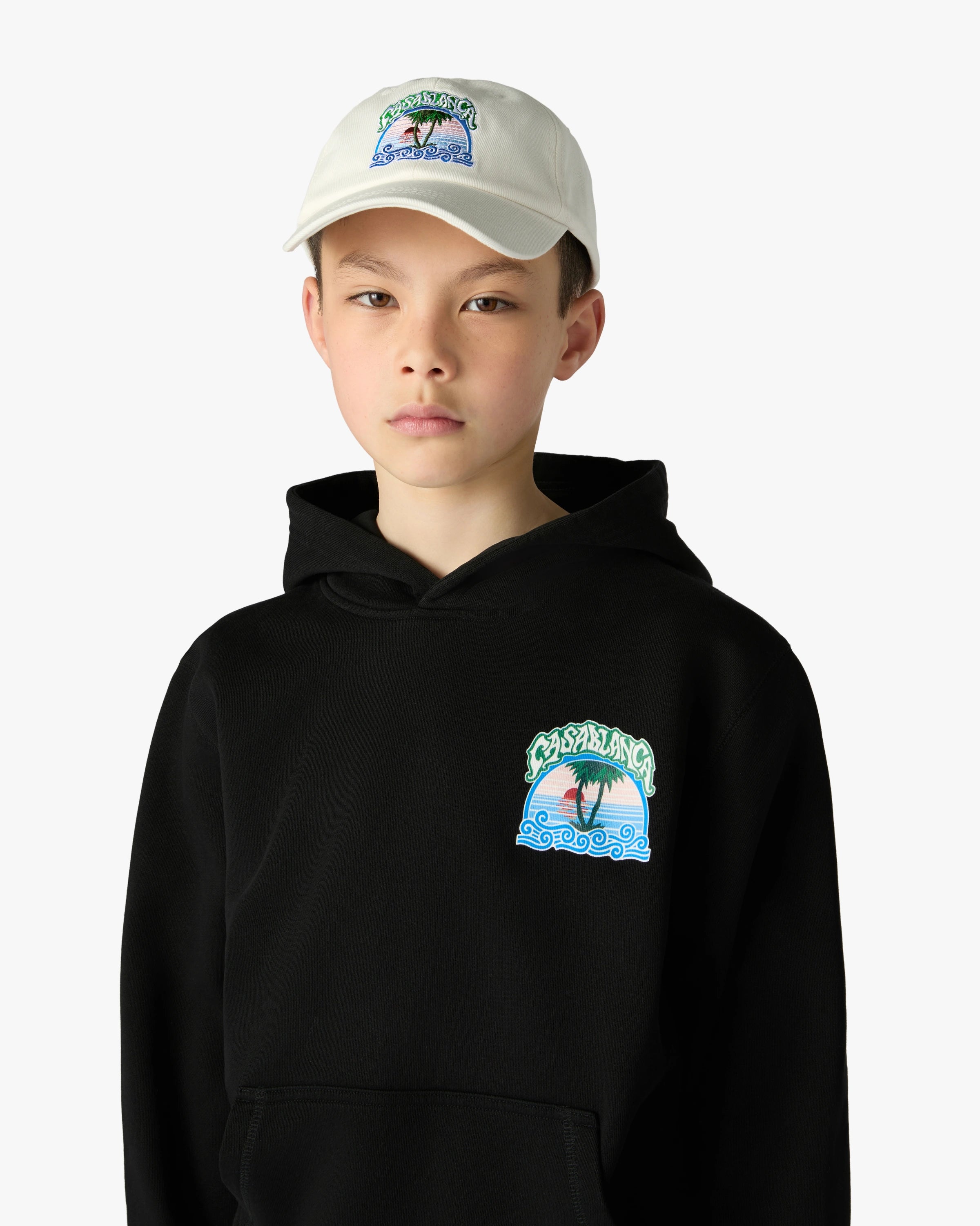 Casablanca Palm Tree Emblem cap bianco bambino O/S