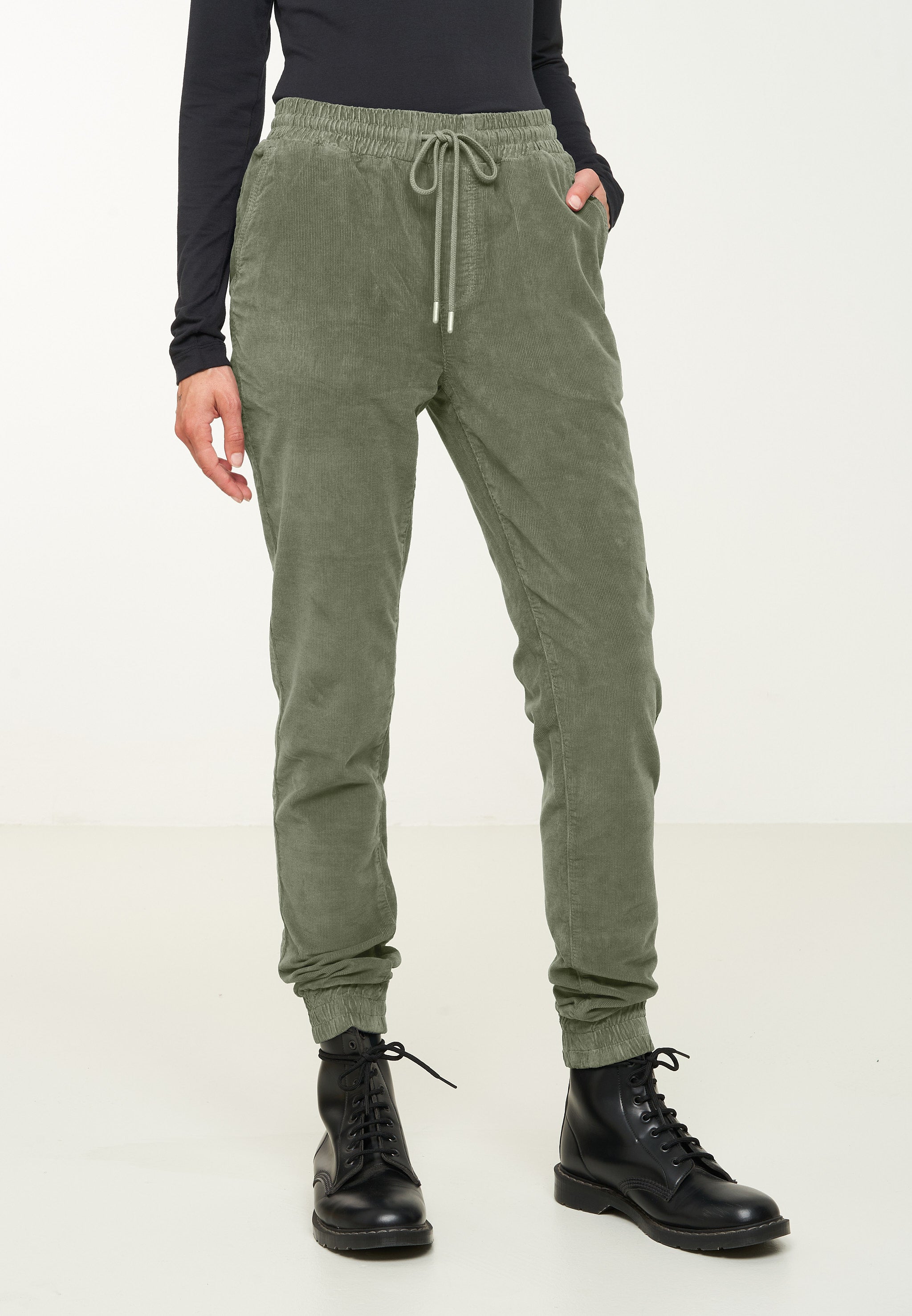 Recolution Chaiturus pantaloni chino kaki cotone bio