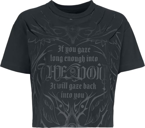Gothicana The Void t-shirt nera donna rock gotica