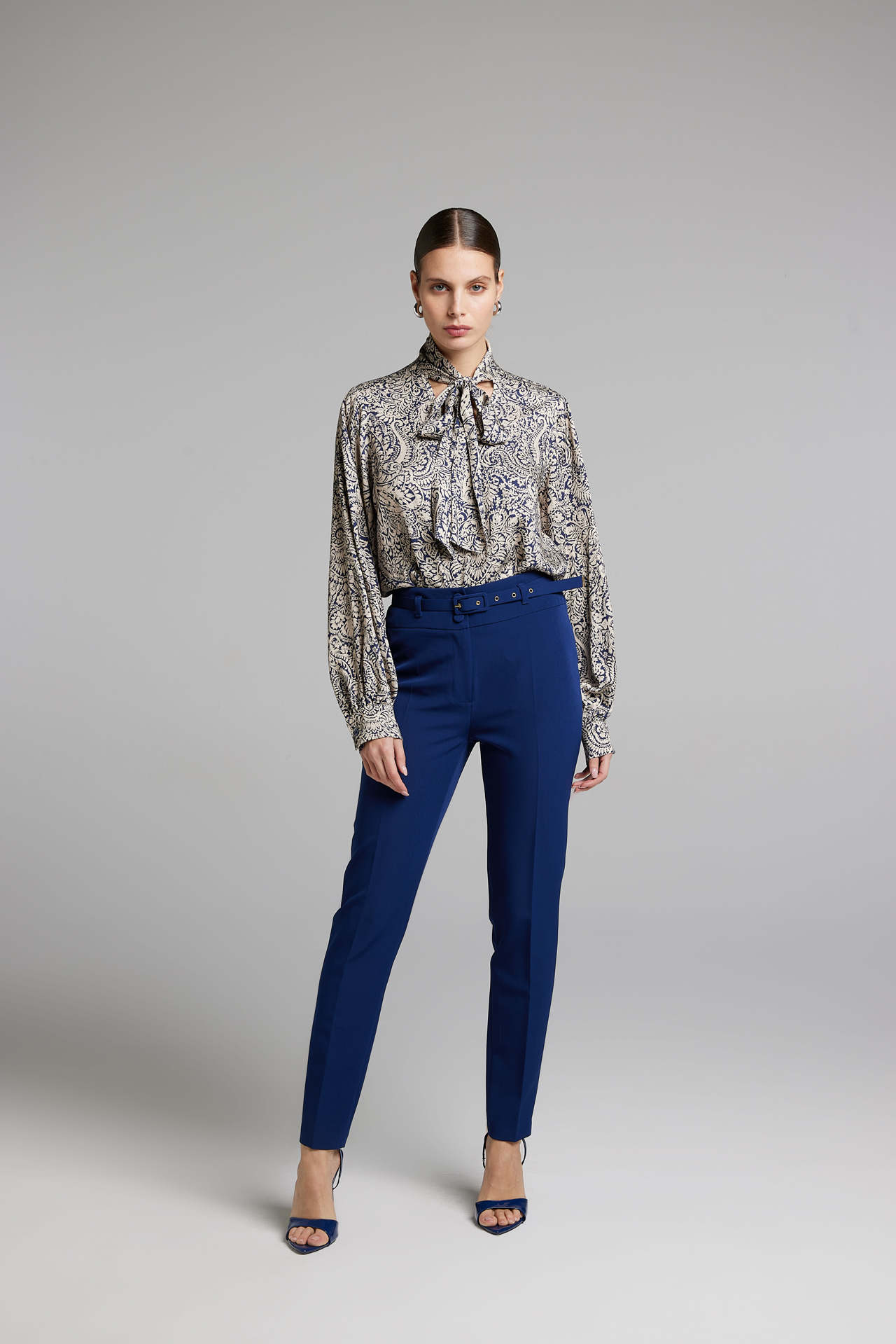 Sarah Chole 26282 blusa fantasia fluido elasticizzato