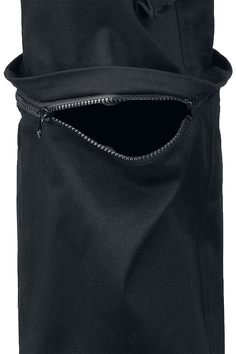 Gothicana by EMP pantaloni cargo neri 36W/34L
