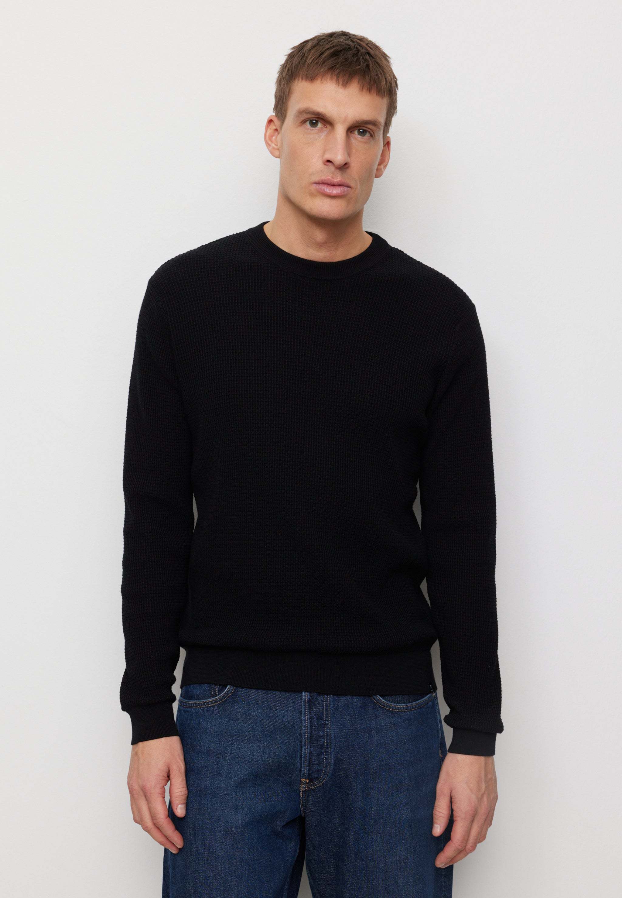 Recolution Lupin maglione cotone bio nero