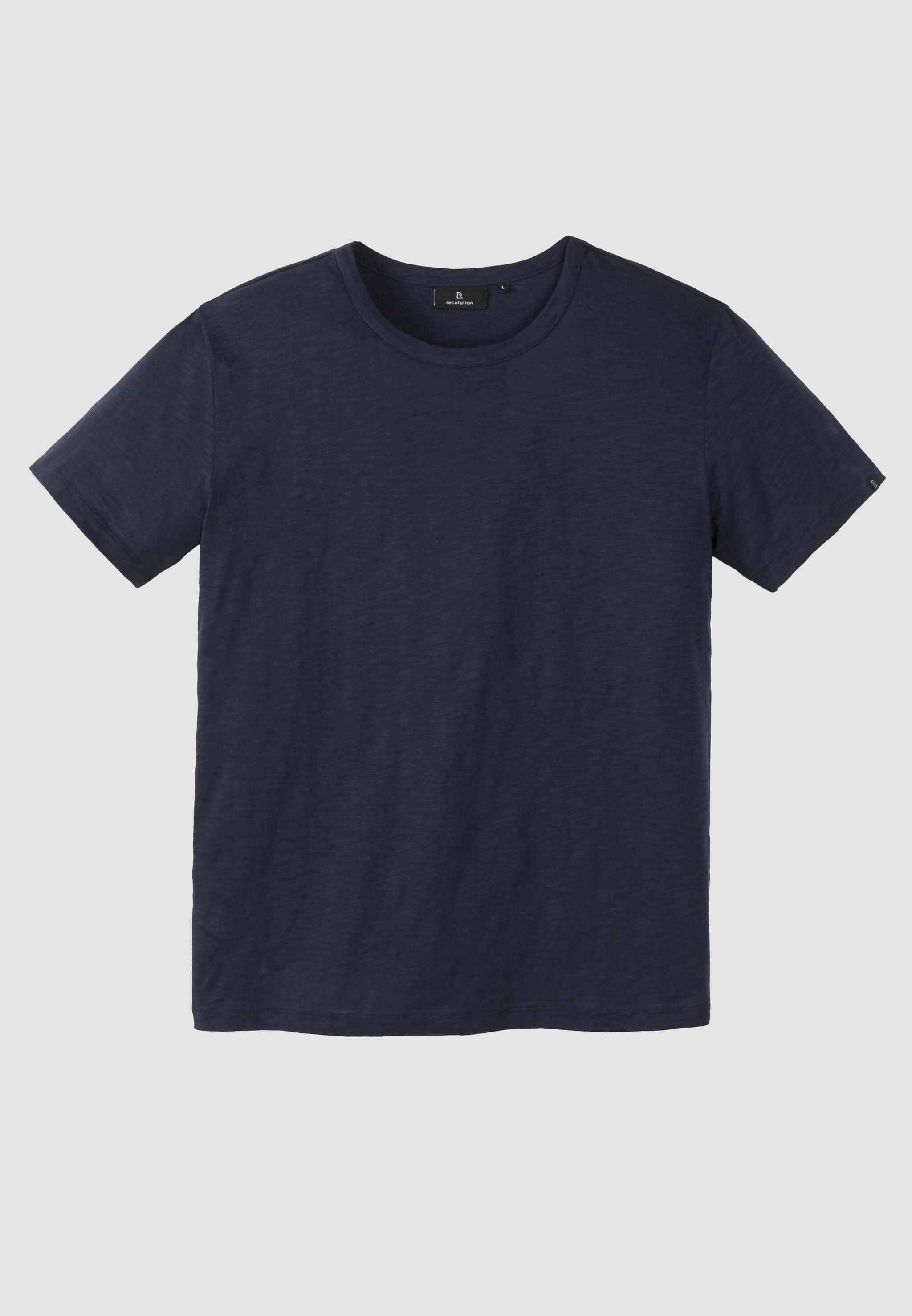 Recolution BAY t-shirt blu navy cotone bio vestibilità comoda