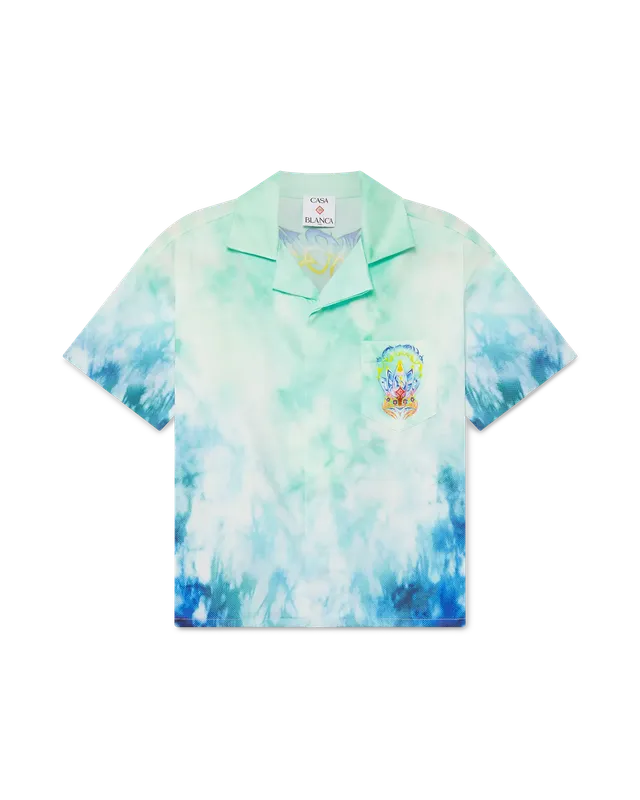 Casablanca Surf Lotus camicia bambino multicolore cotone