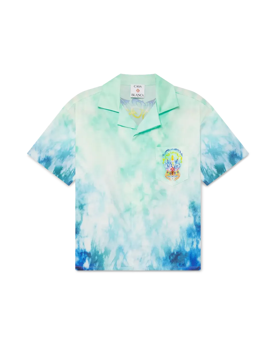 Casablanca Surf Lotus camicia bambino multicolore cotone