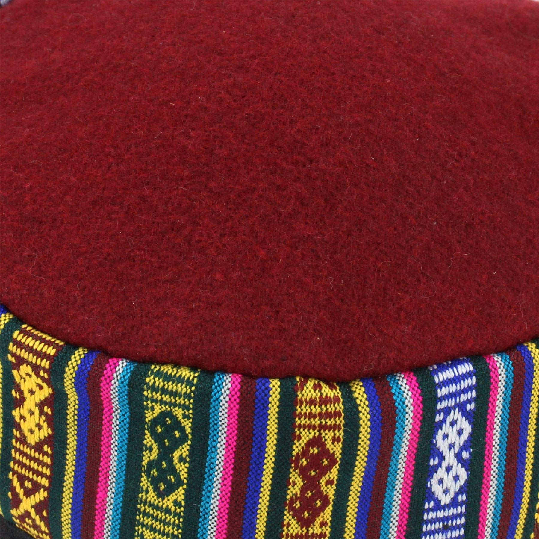 Siesta cappello lana rosso fumare unisex