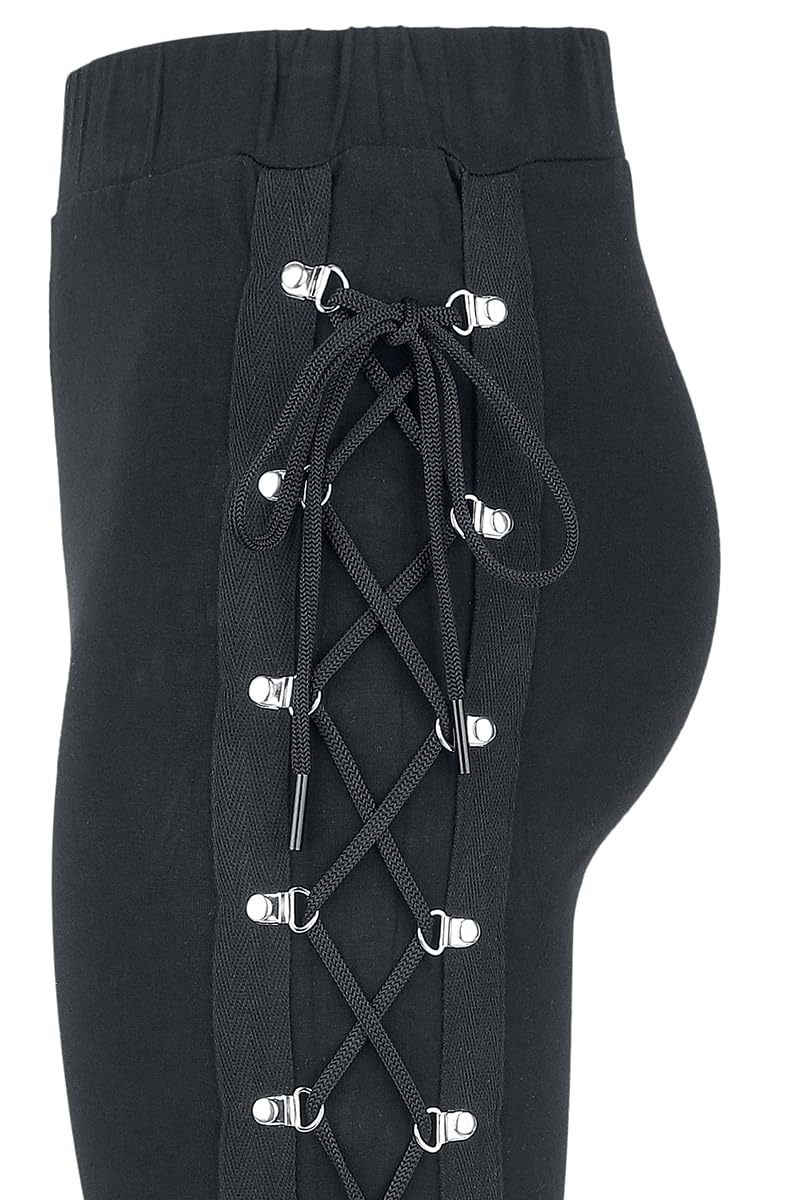 Gothicana by EMP leggings neri allacciatura taglia L