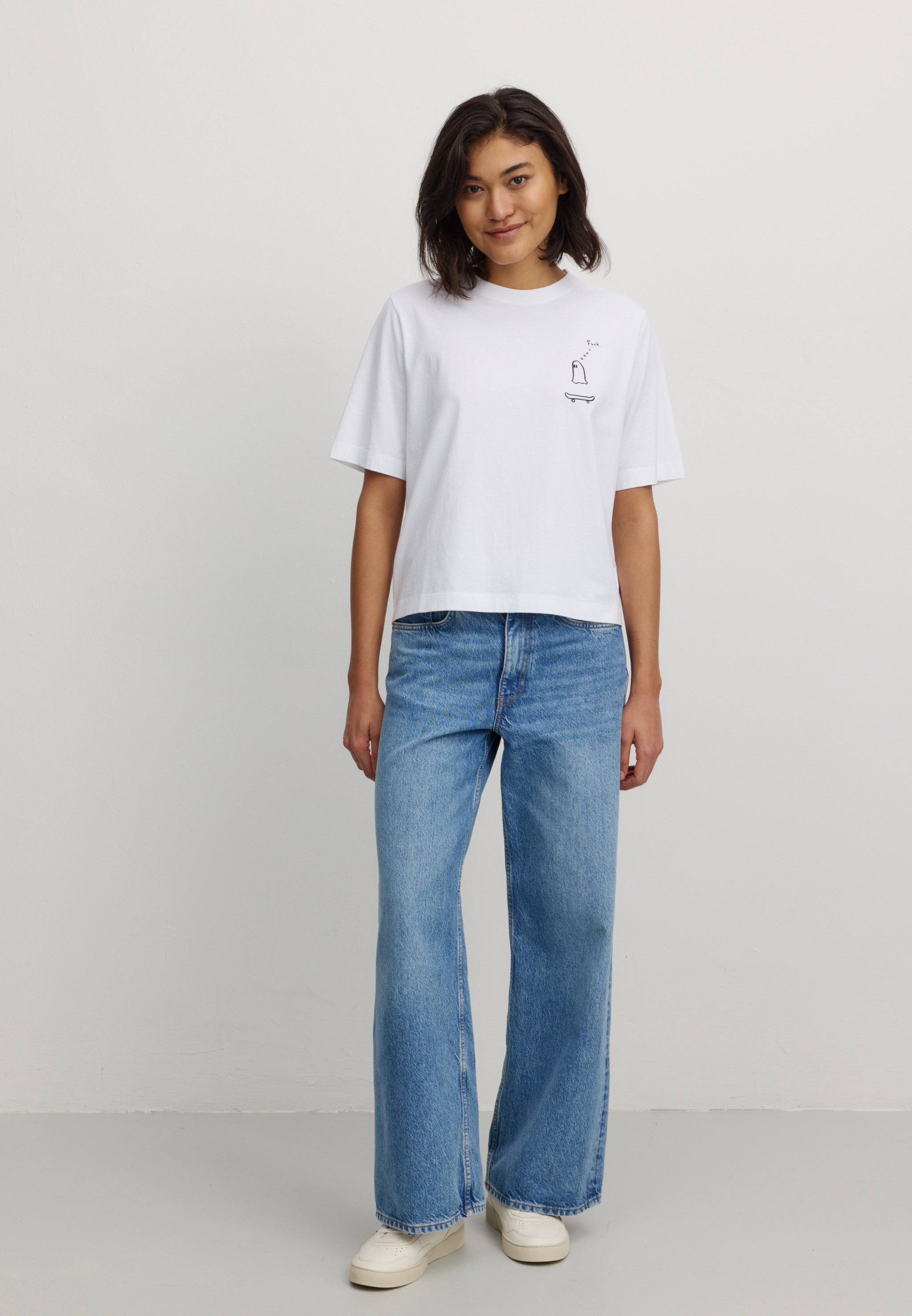 Recolution Azolla Geisterfahrer t-shirt cotone bianca