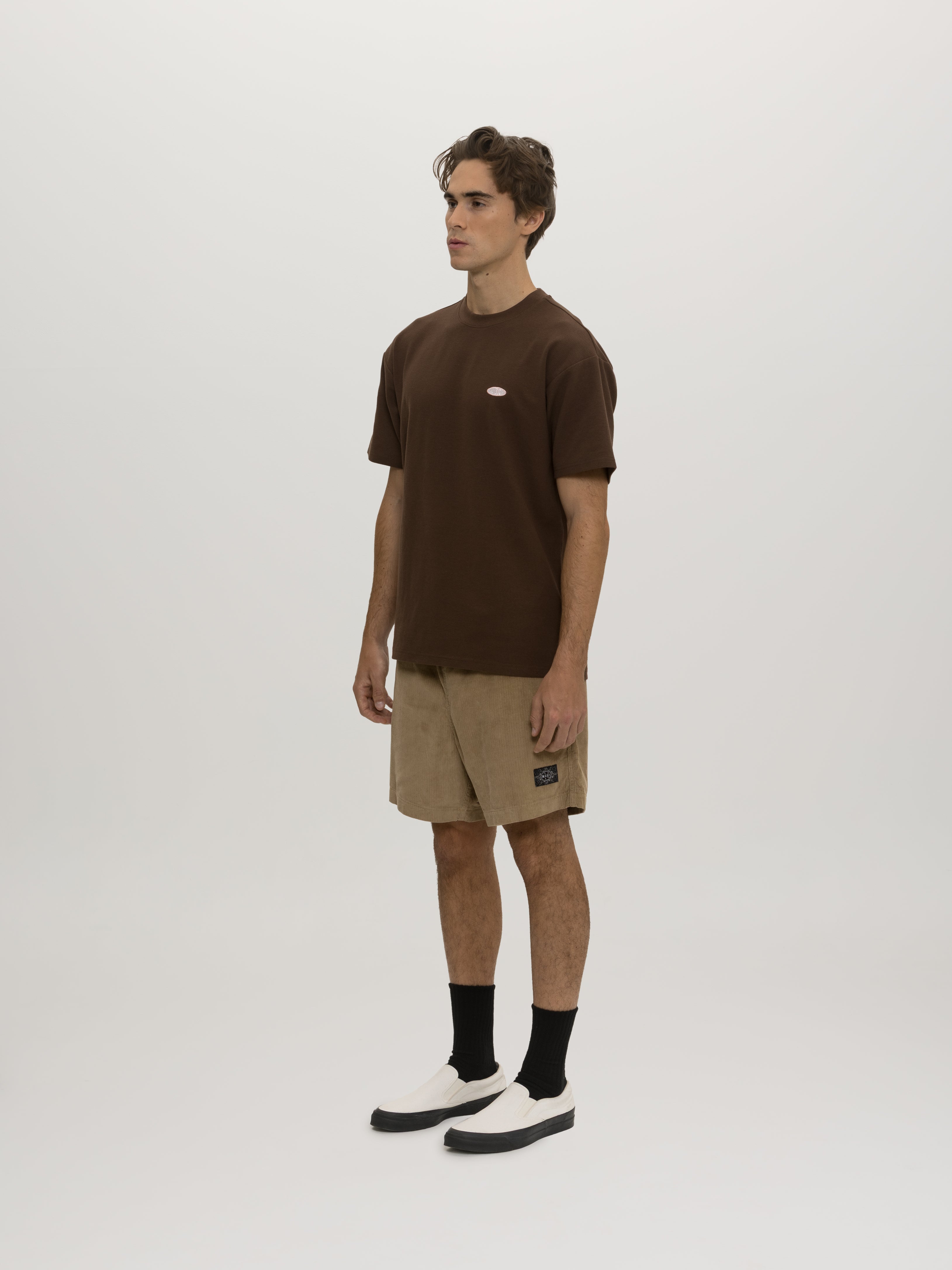 Maui and Sons Surface maglietta marrone misto cotone