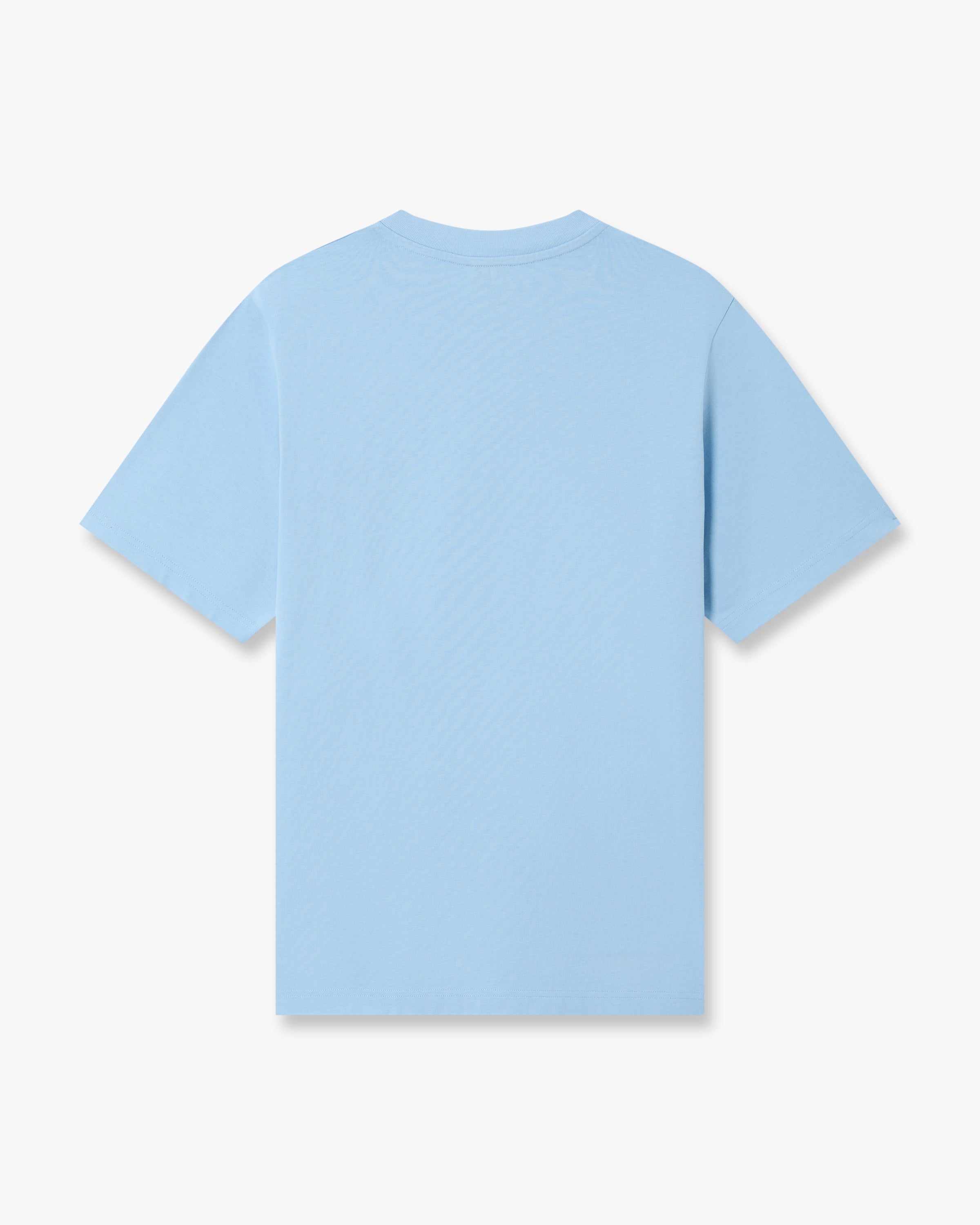 Casablanca Egyptian Tennis Match t-shirt uomo azzurra cotone