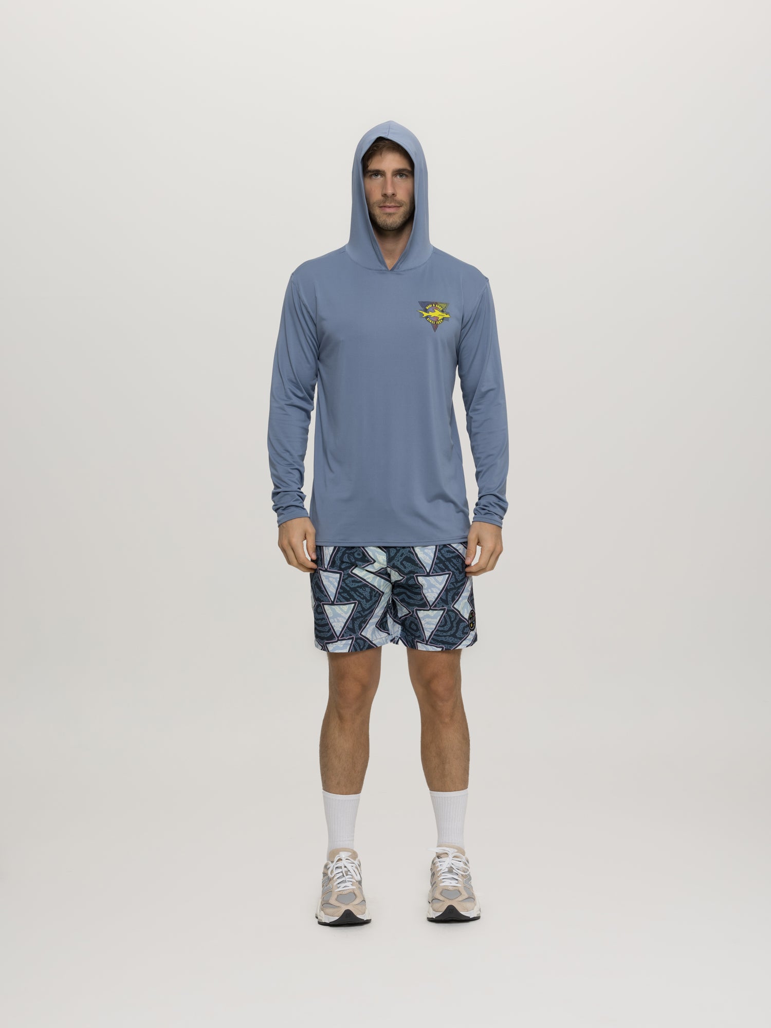 Maui and Sons Out Angled maglia surf denim UPF 50+