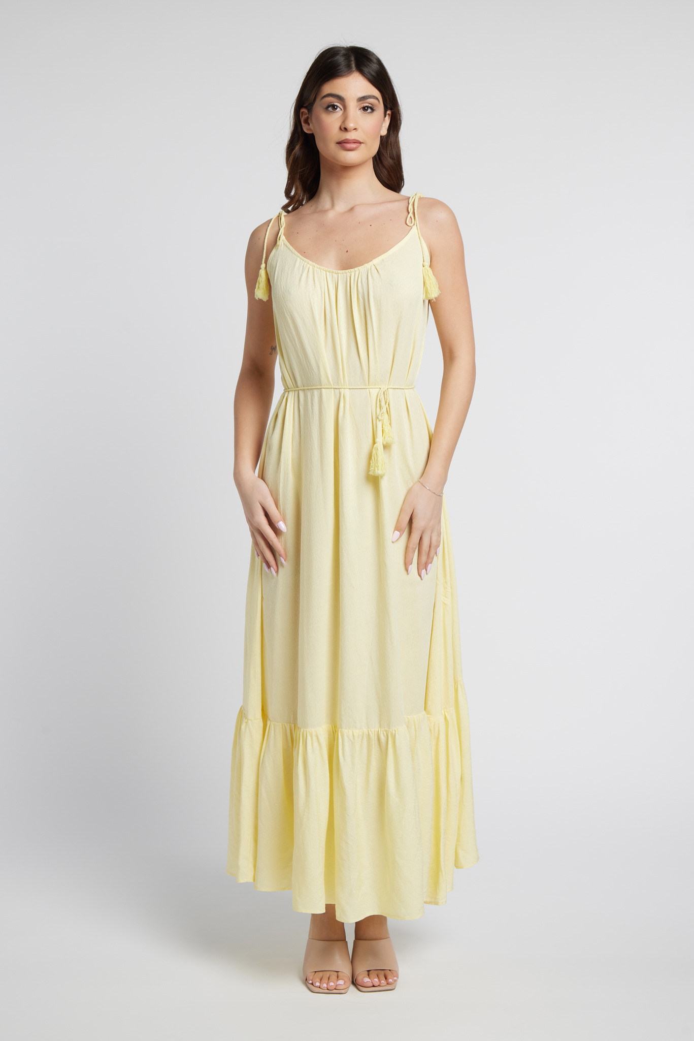 Sarah Chole 27232 abito viscosa jacquard
