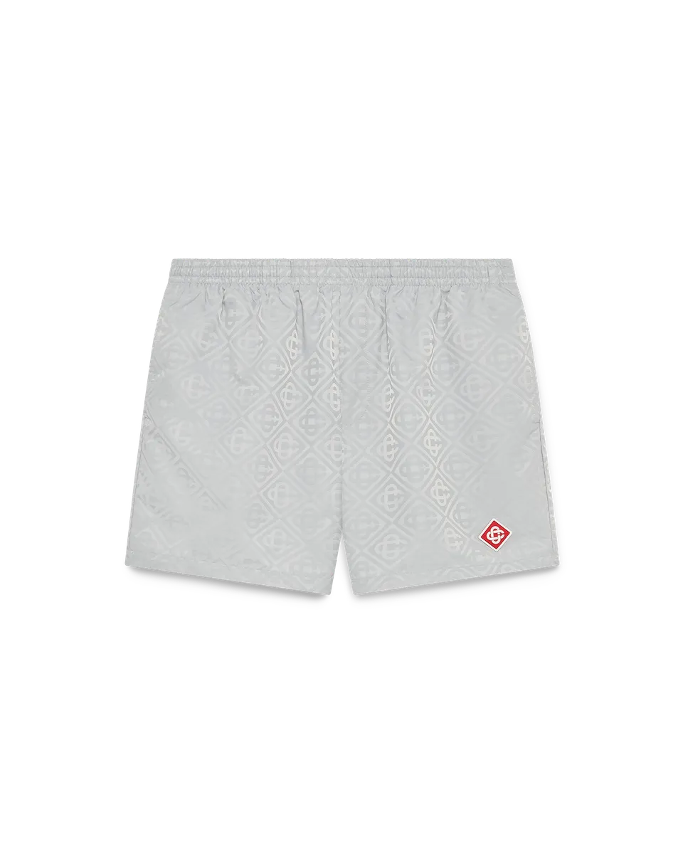 Casablanca Monogram Jacquard Costume Grigio Poliestere