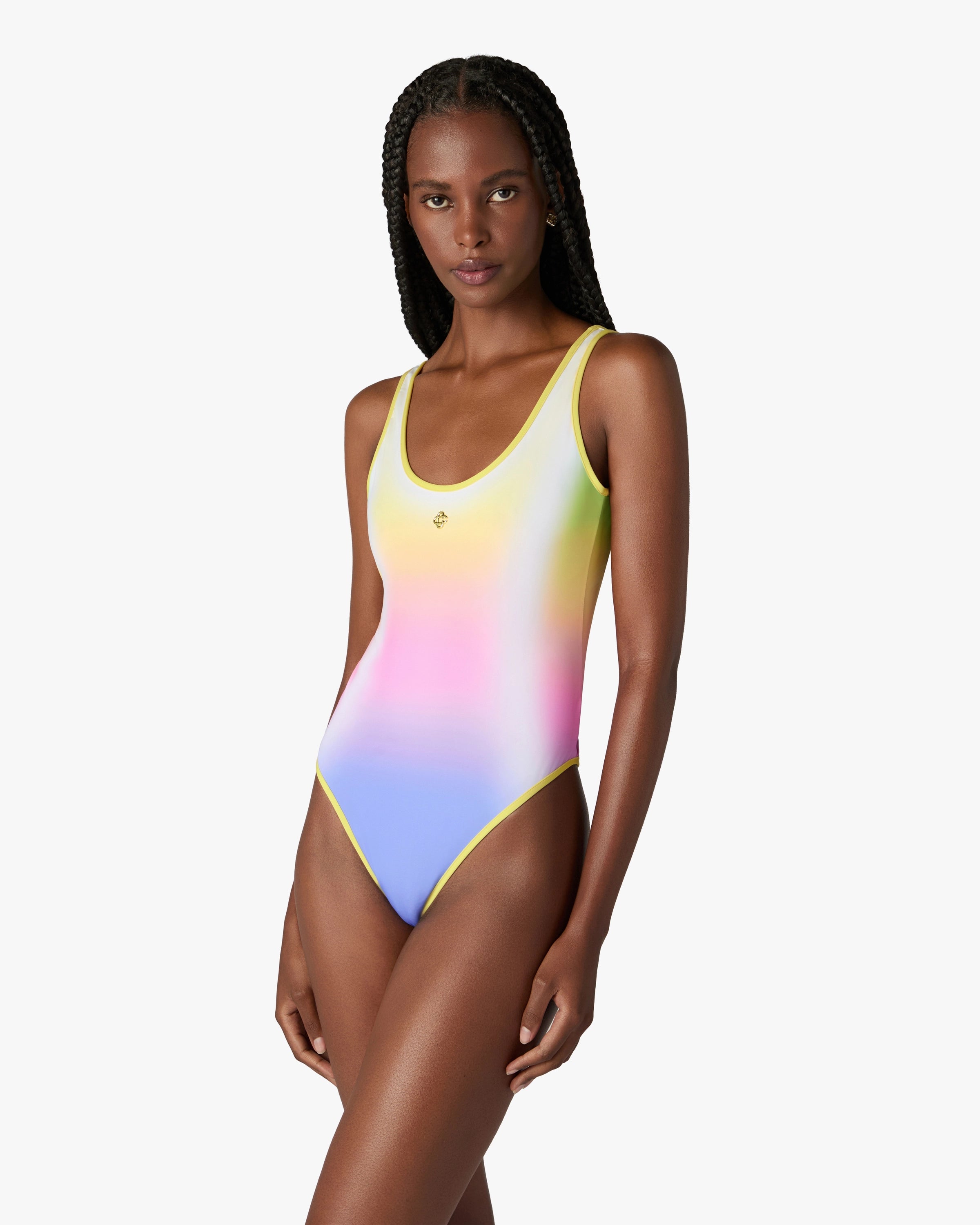 Casablanca Gradient costume intero multicolore elasticizzato