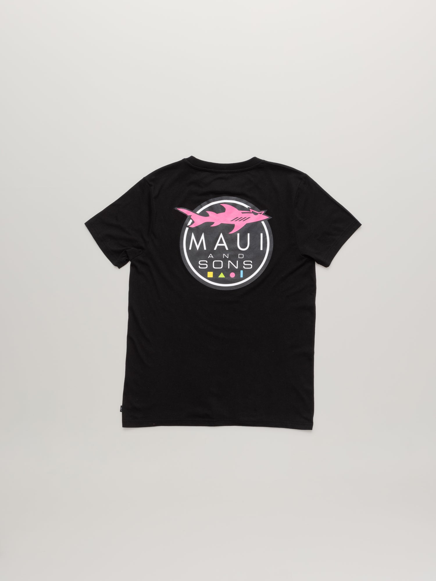 Maui and Sons Shark Logo t-shirt cotone nera