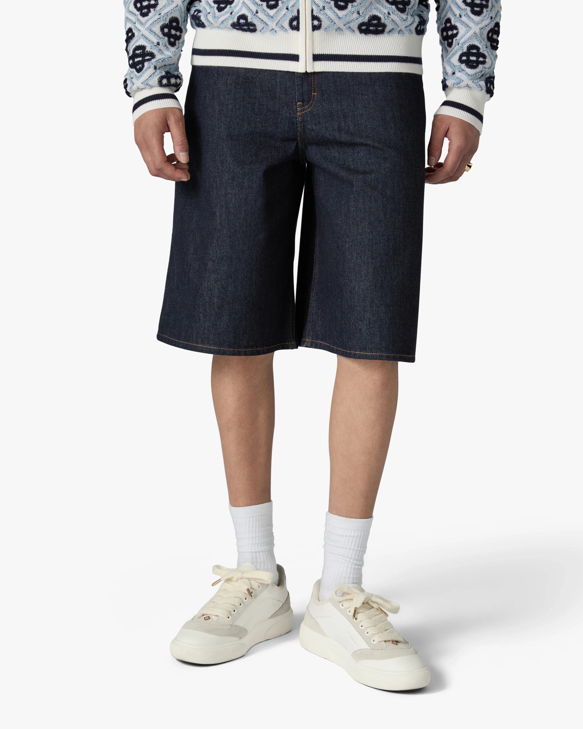 Casablanca Del Mar sneakers uomo off-white pelle tessuto