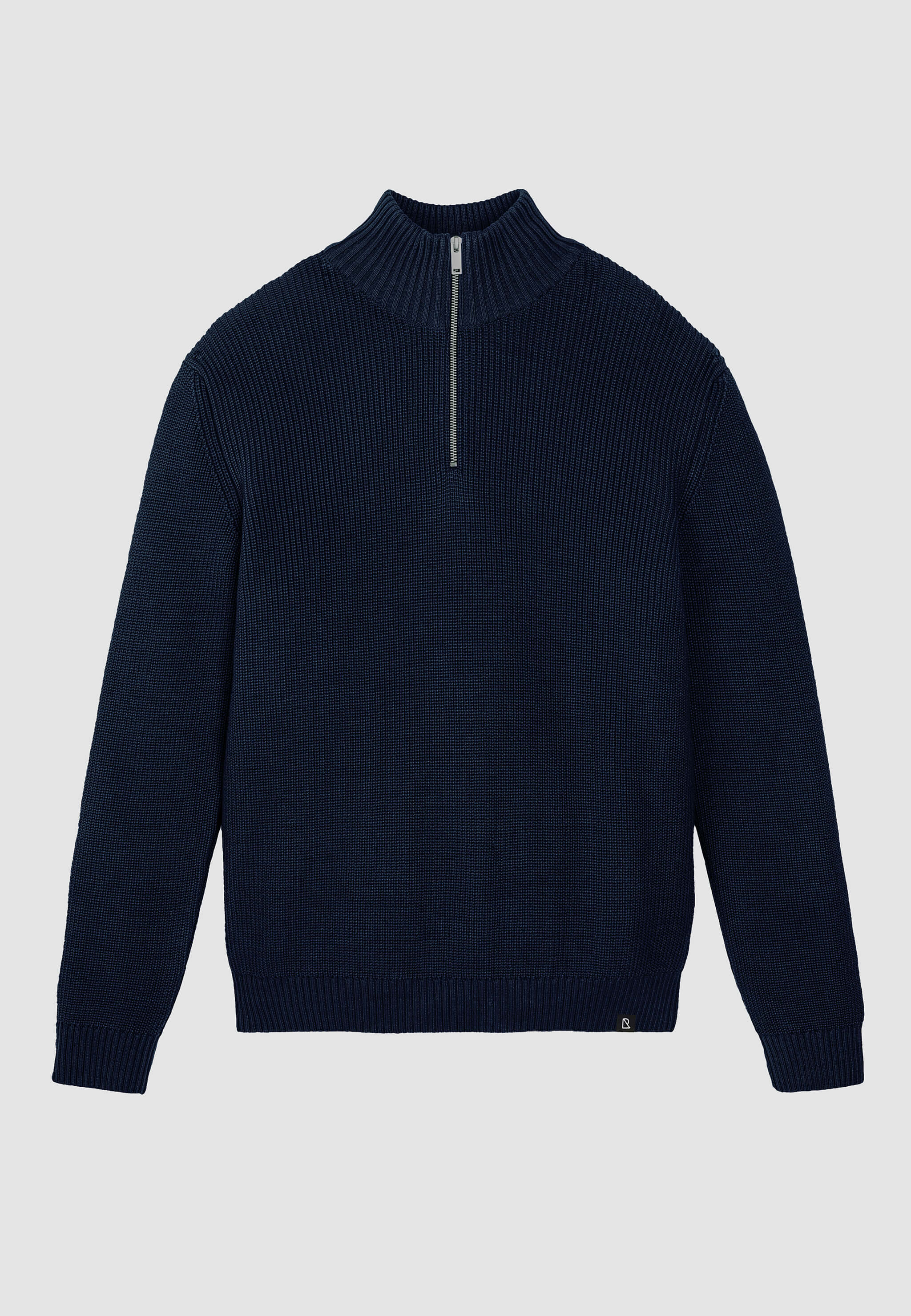 Recolution Helantium maglione blu navy cotone bio
