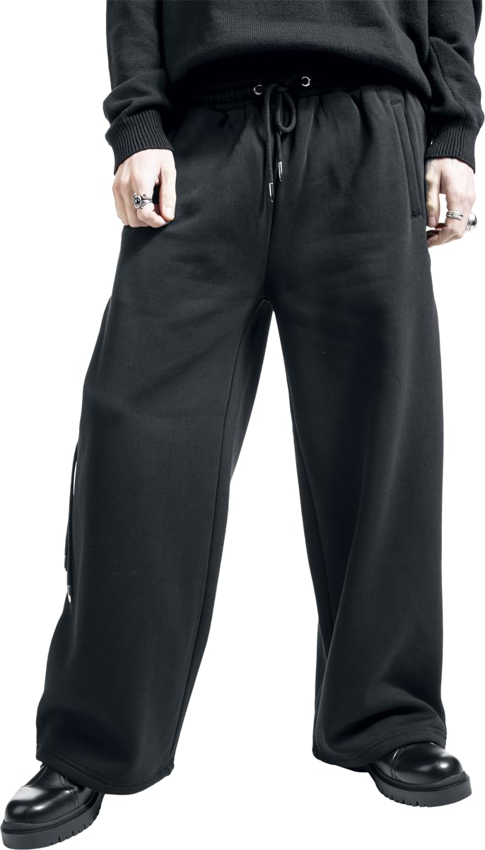 Gothicana by EMP Velum Noctis pantaloni tuta L neri