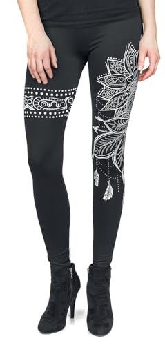 Gothicana by EMP leggings neri mandala taglia S