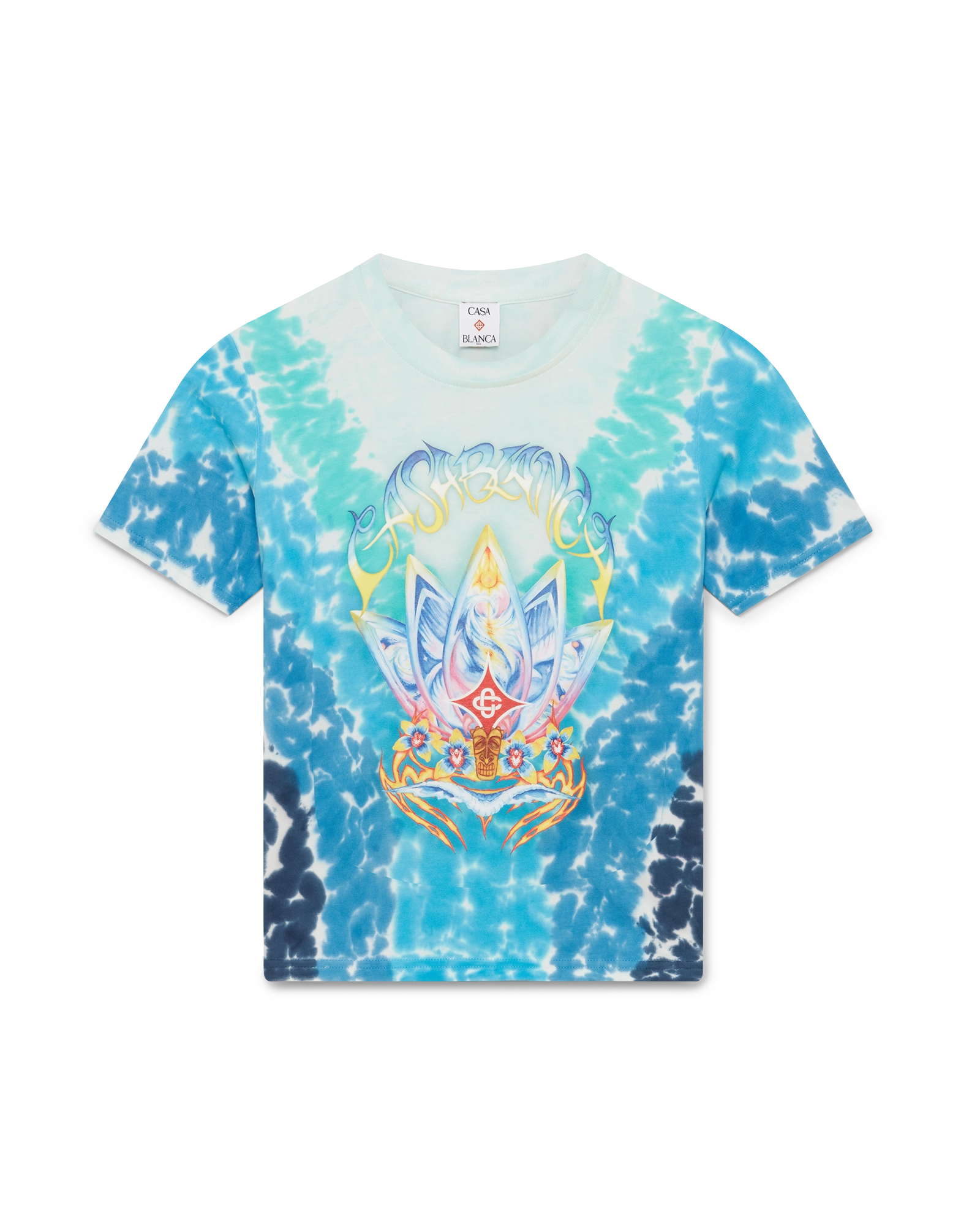 Casablanca Beach Club Surf Lotus maglietta bimbo cotone bio