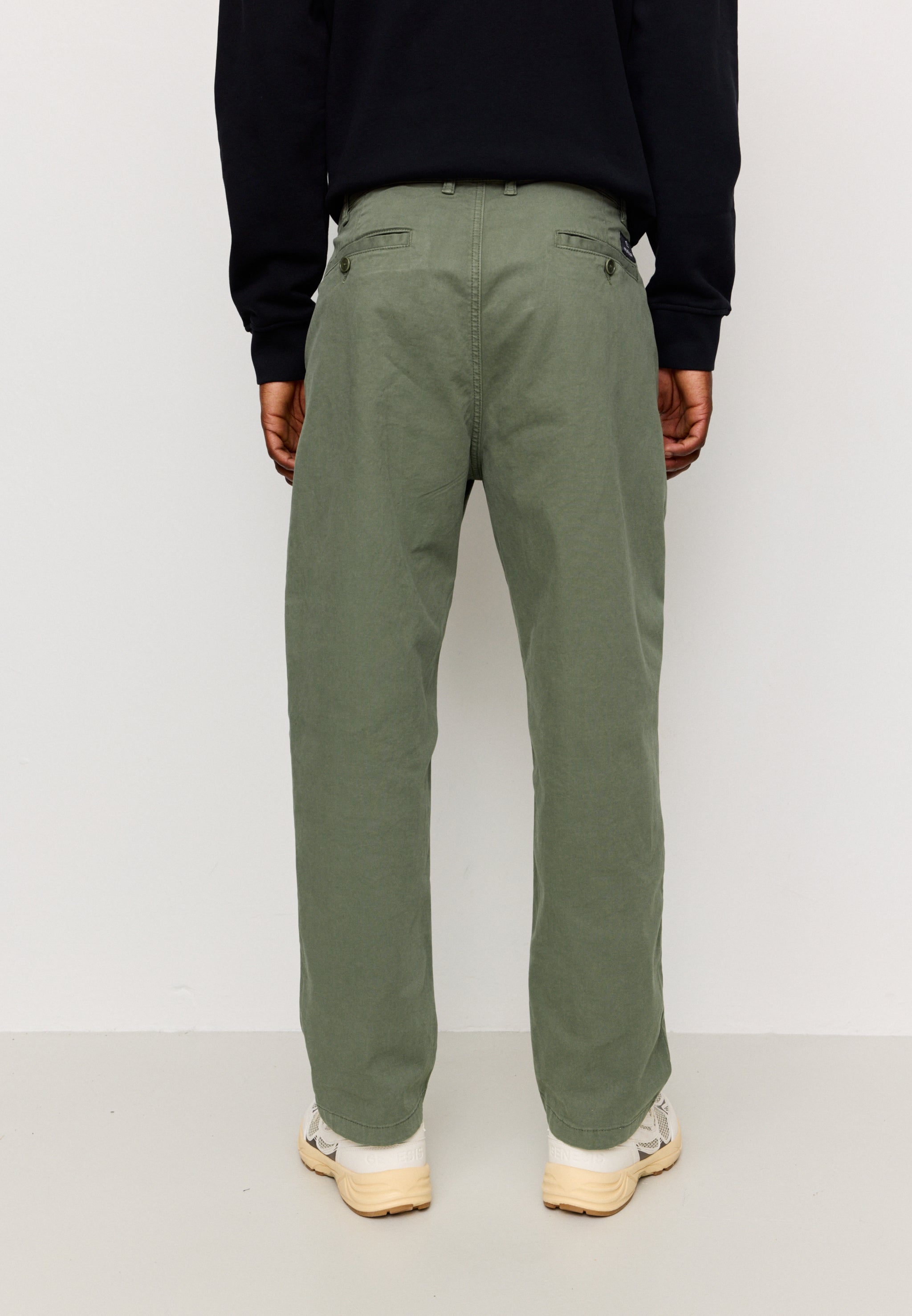Recolution Oak chino uomo verde oliva elasticizzato