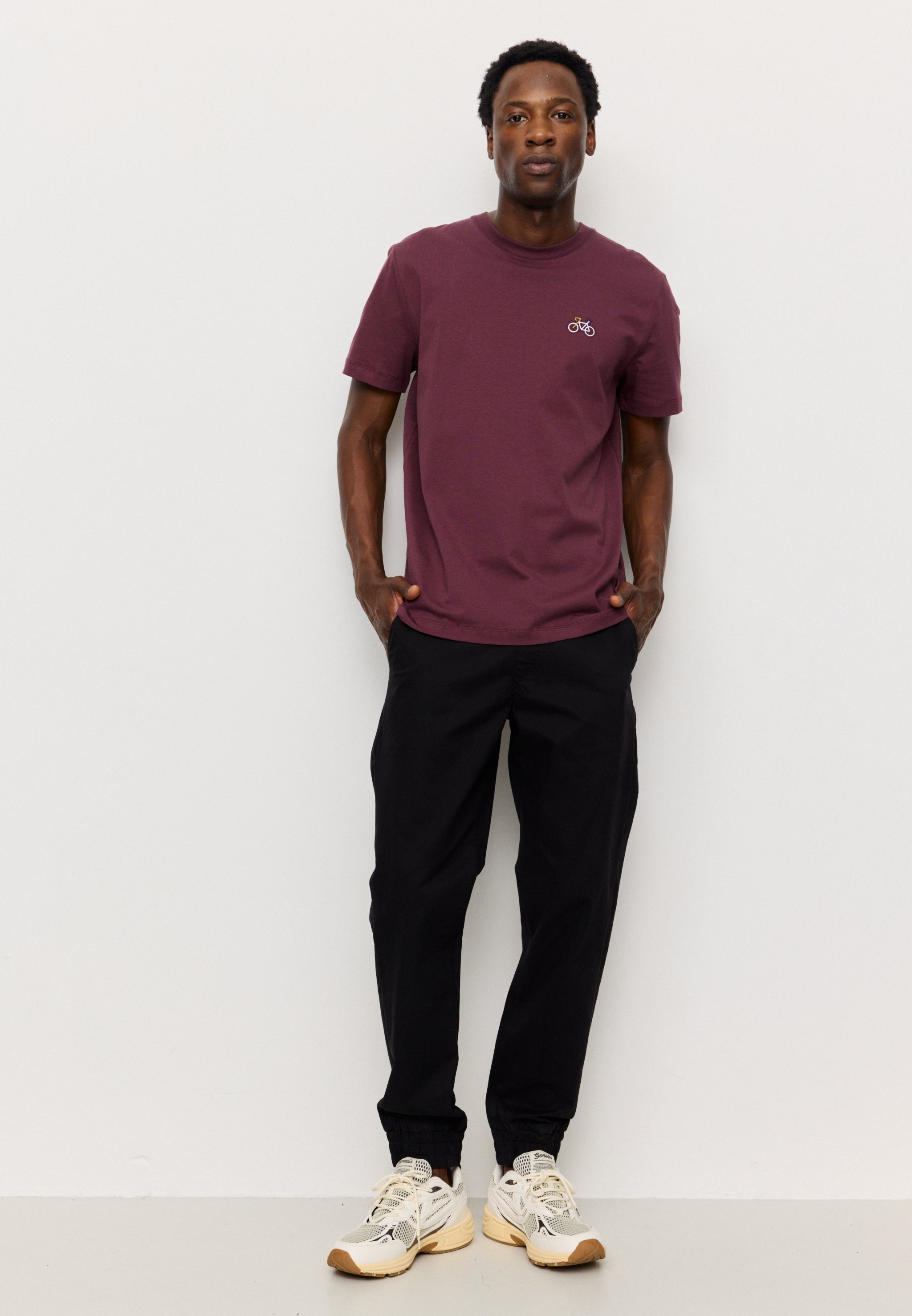 Recolution Agave Bike t-shirt cotone bio dark plum