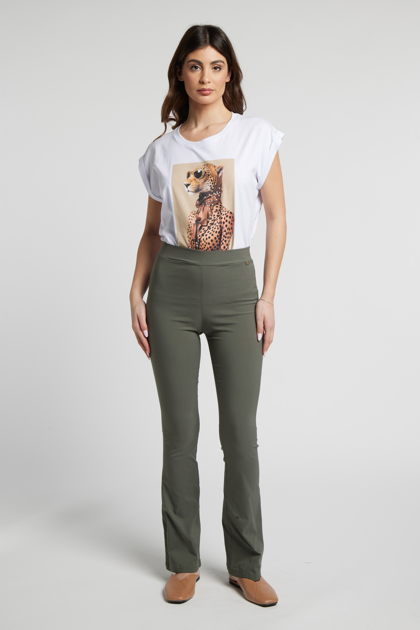 Sarah Chole 21809 pantalone bengalina viscosa