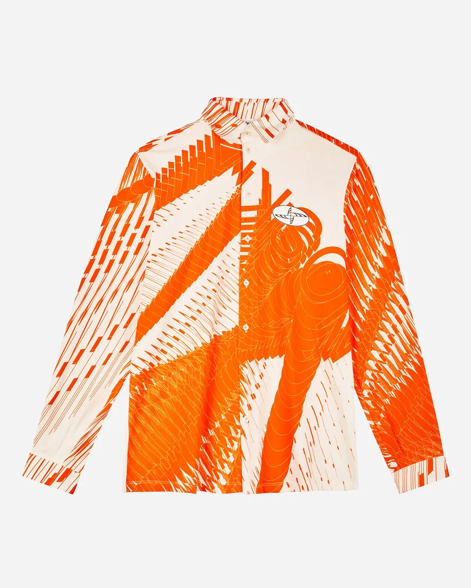 Noskra Brutal camicia stampata cotone pezzo unico