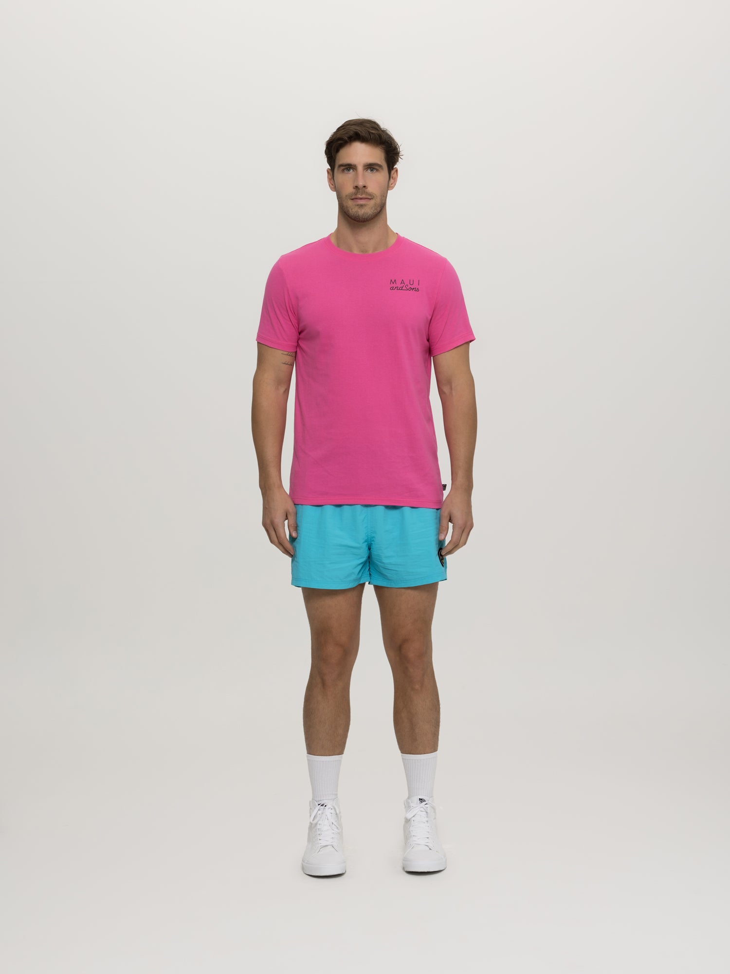 Maui and Sons Neon Cookie Logo t-shirt neon cotone