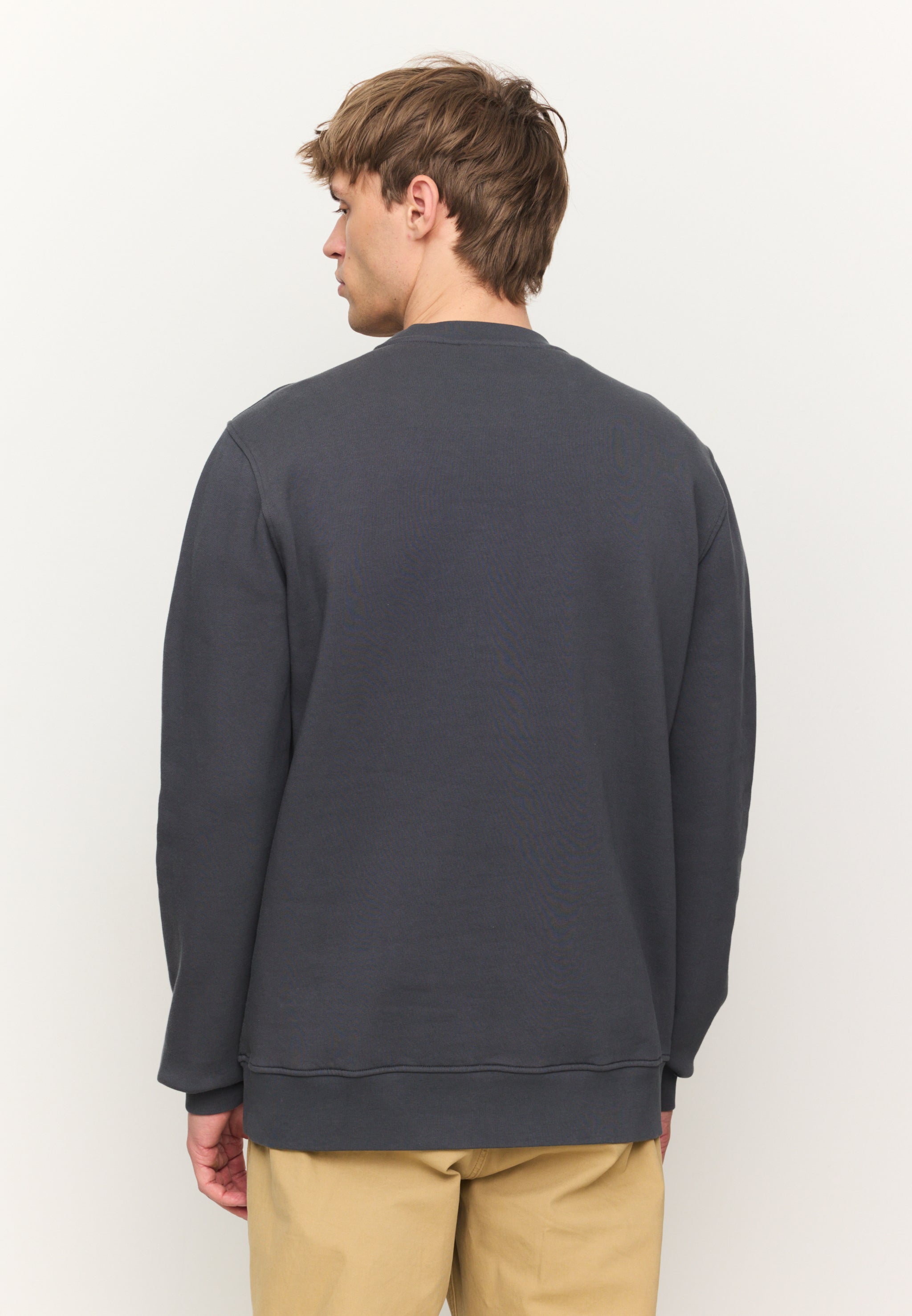 Recolution Tamarillo felpa uomo dark grey cotone bio