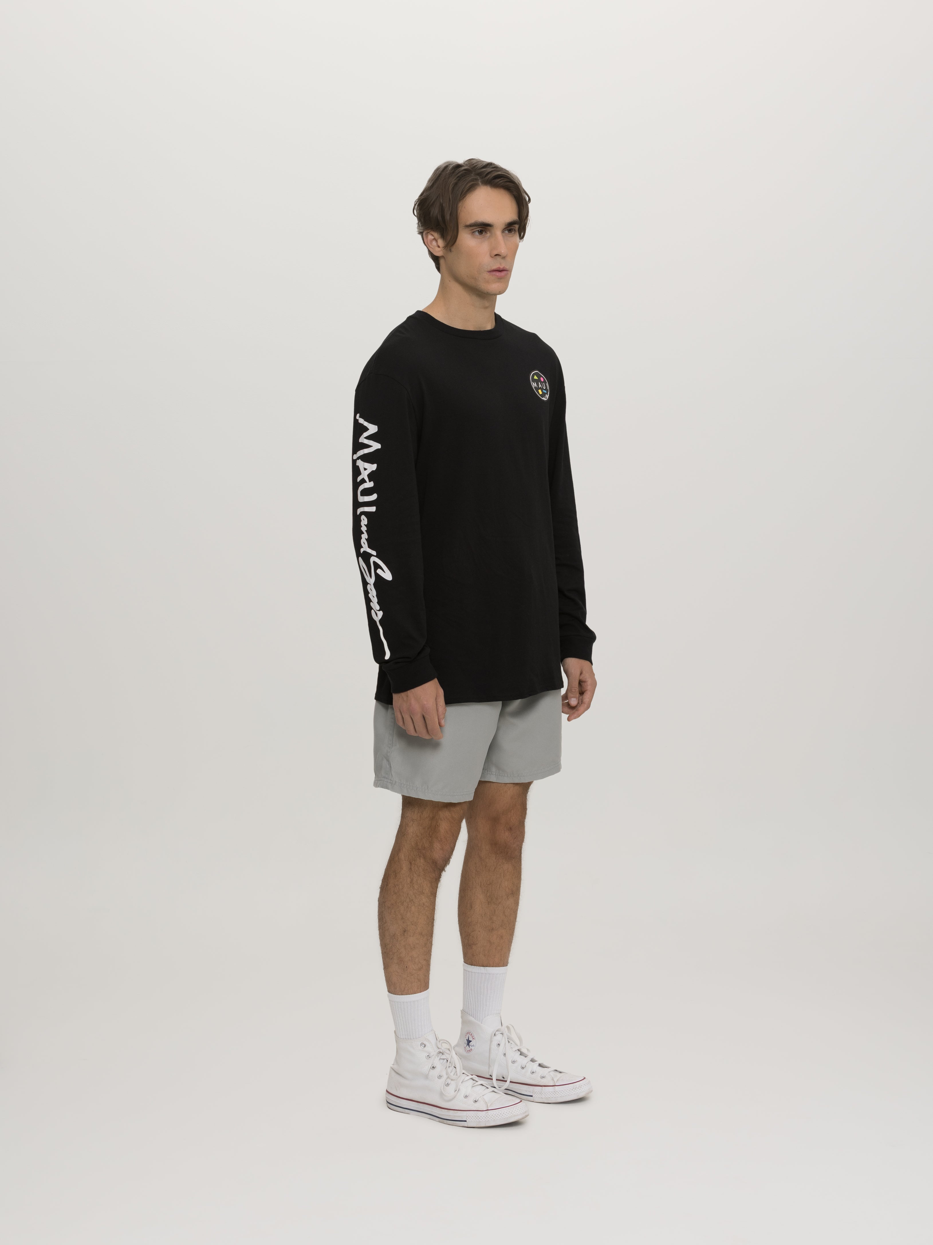 Maui and Sons Classic Cookie maglia manica lunga bianca
