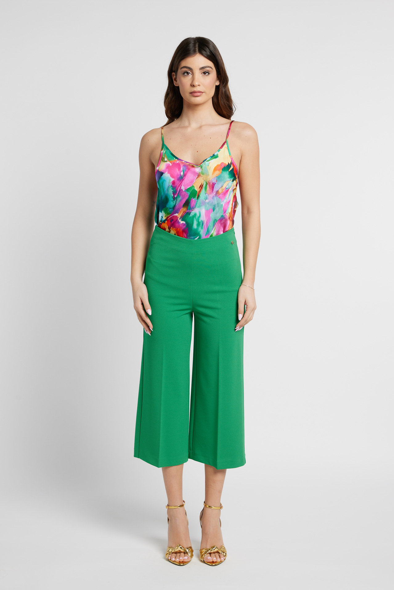 Sarah Chole 15247 pantalone elasticizzato in poliestere