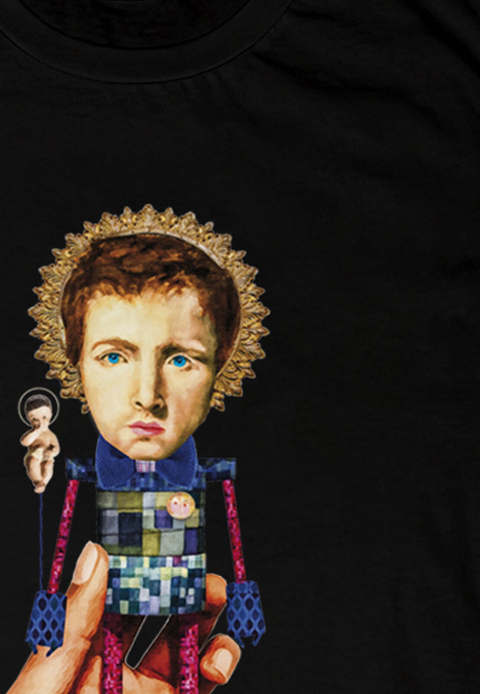Seetees Saint T-shirt stampa robot