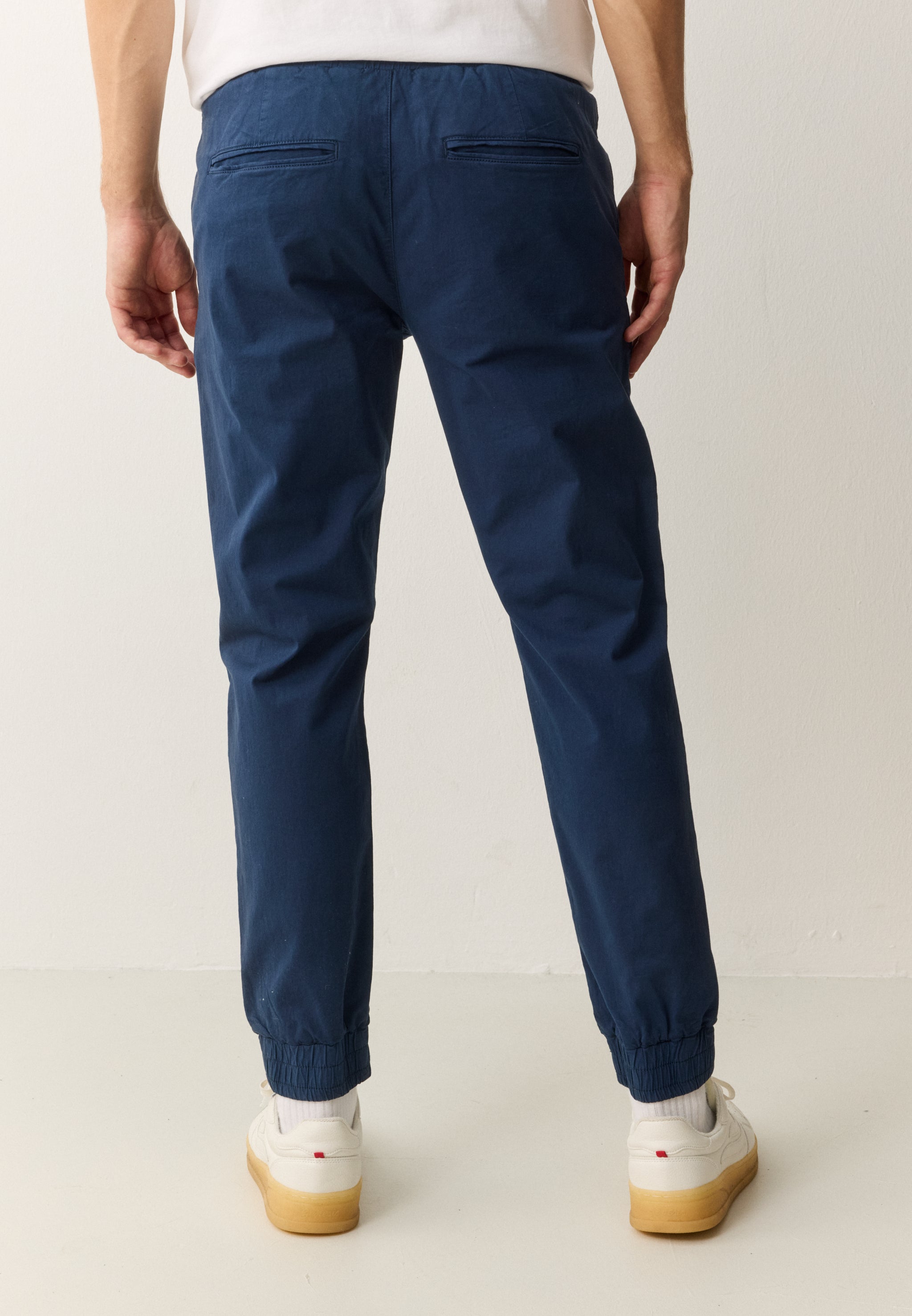 Recolution Musa pantalone chino blu navy elastico