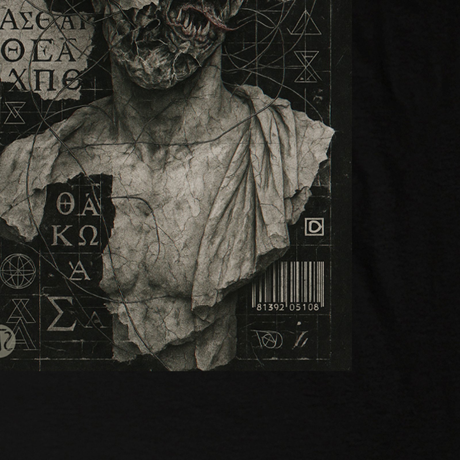 Seetees Obscura maglietta grafica scura