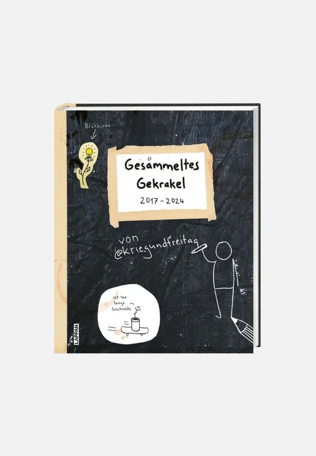 Recolution Gesammeltes Gekrakel libro kriegundfreitag stampa