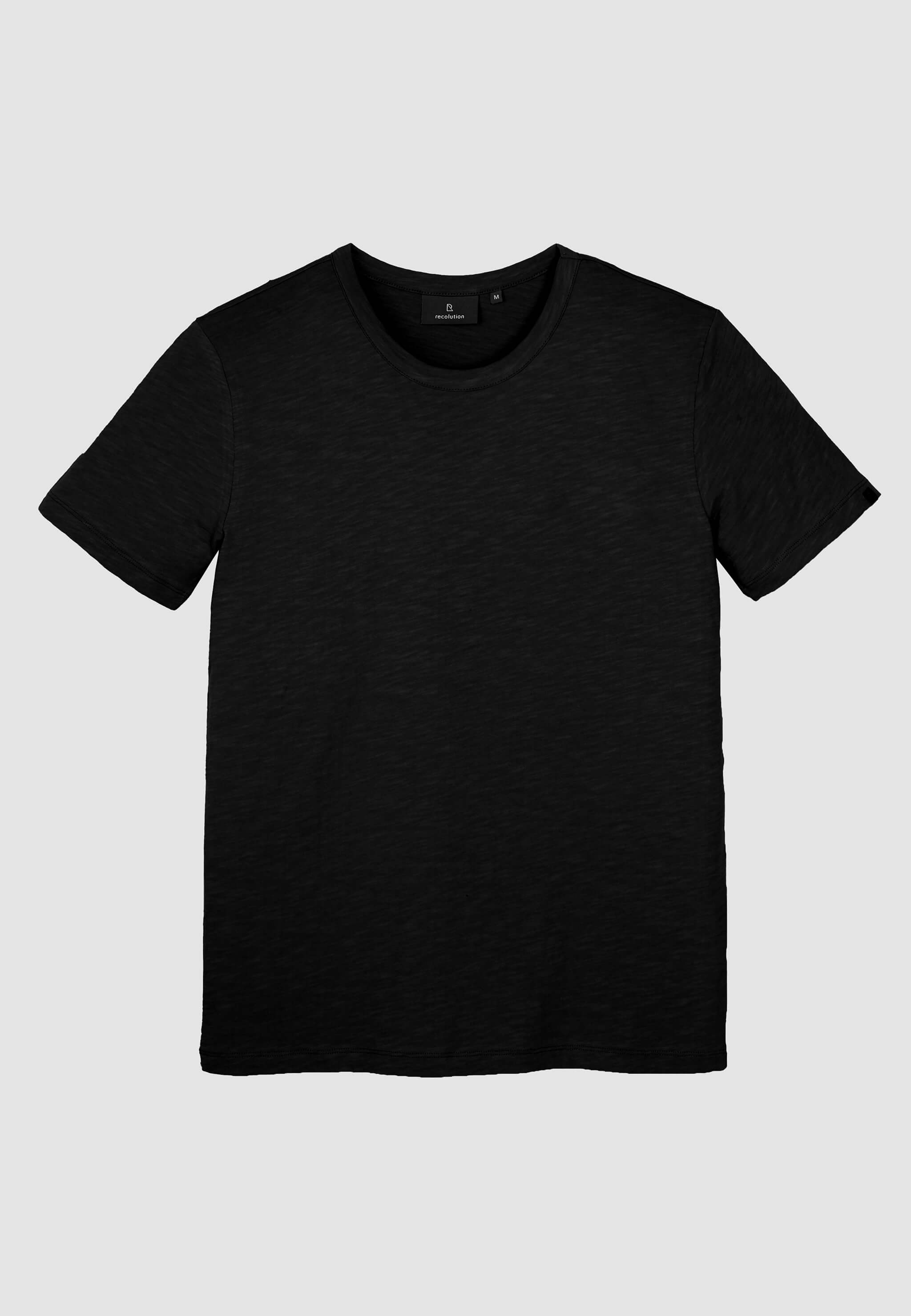 Recolution BAY t-shirt nera cotone bio vestibilità comoda
