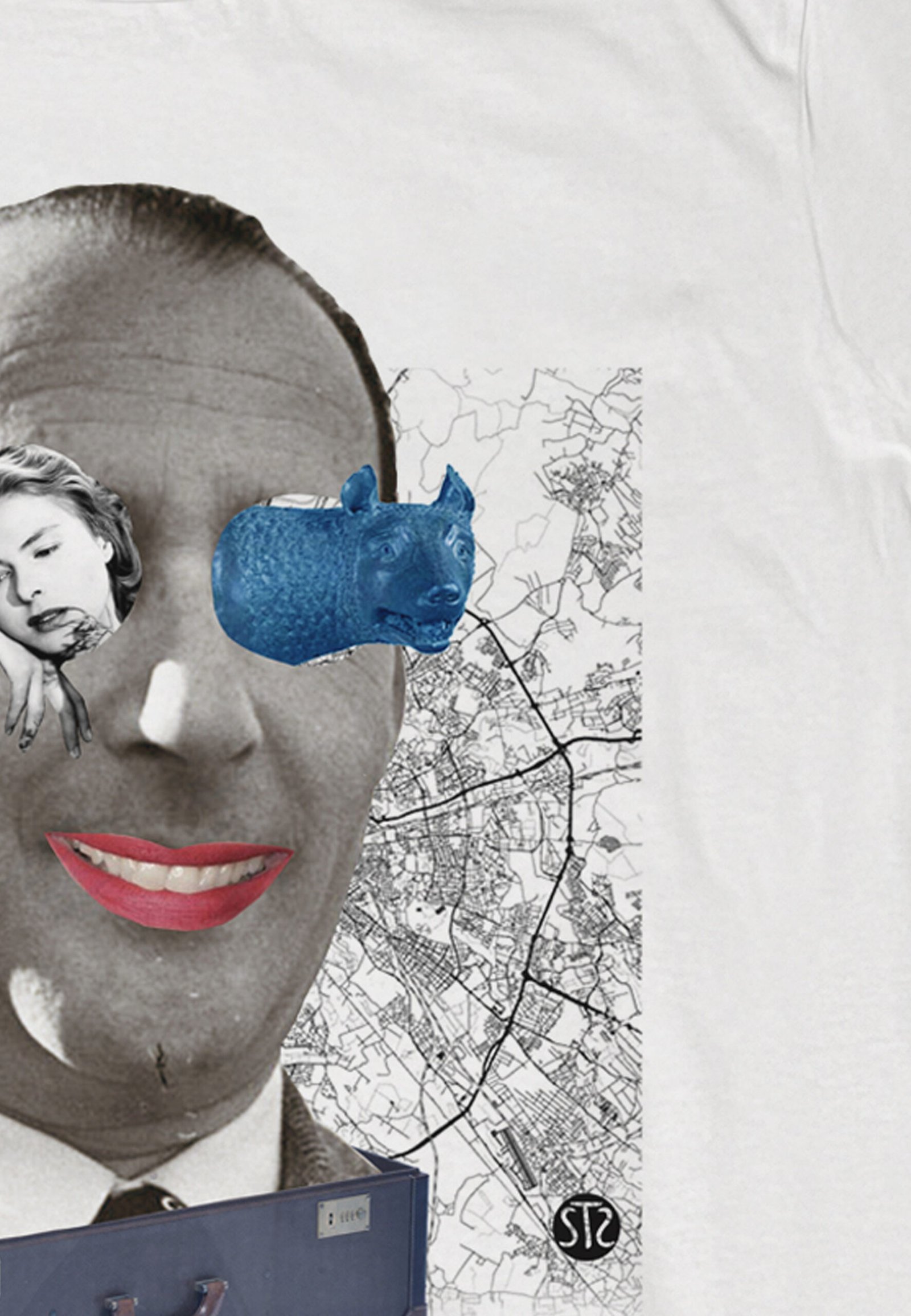 Seetees History Rossellini T-shirt stampa artistica