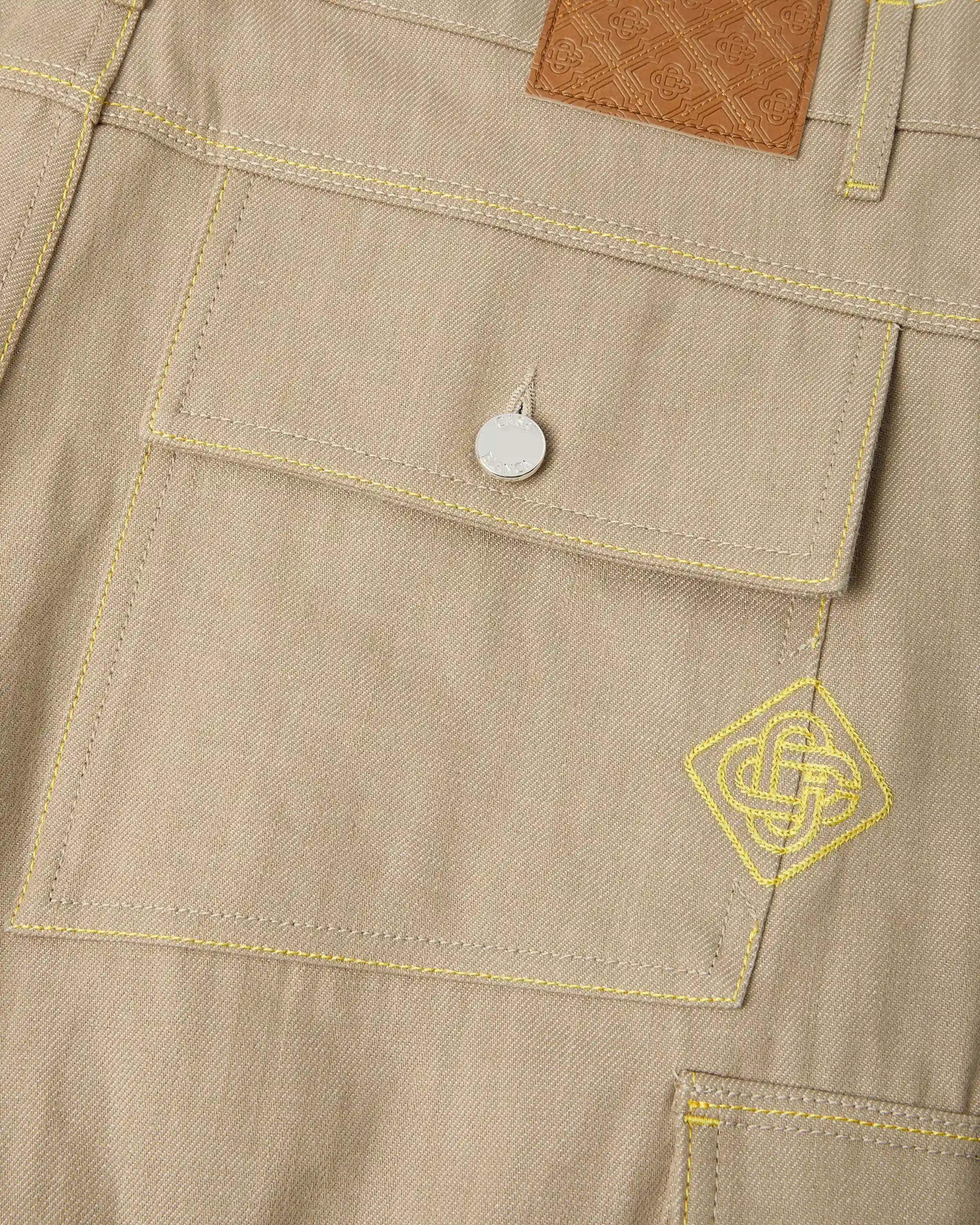 Casablanca Desert Canvas jeans beige denim giapponese