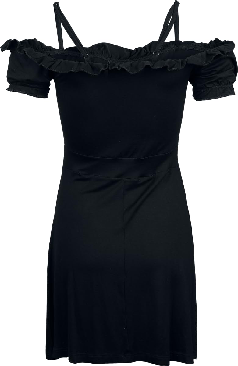 Gothicana by EMP abito corto donna nero pizzo