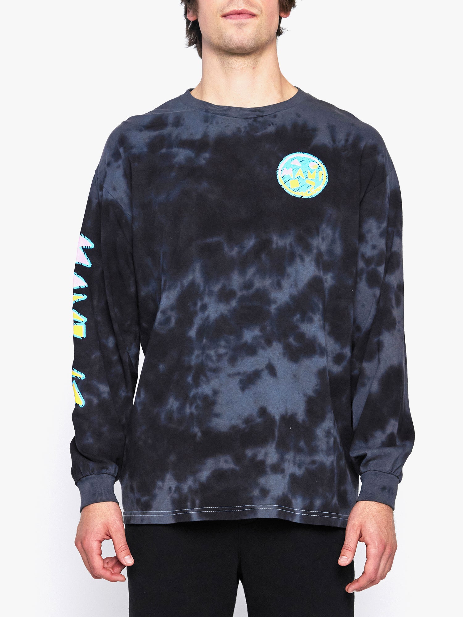 Maui and Sons Clasher maglia manica lunga tie-dye cotone