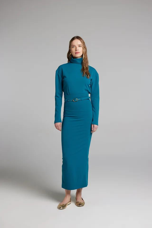 Sarah Chole 27994 gonna scuba crepe invernale